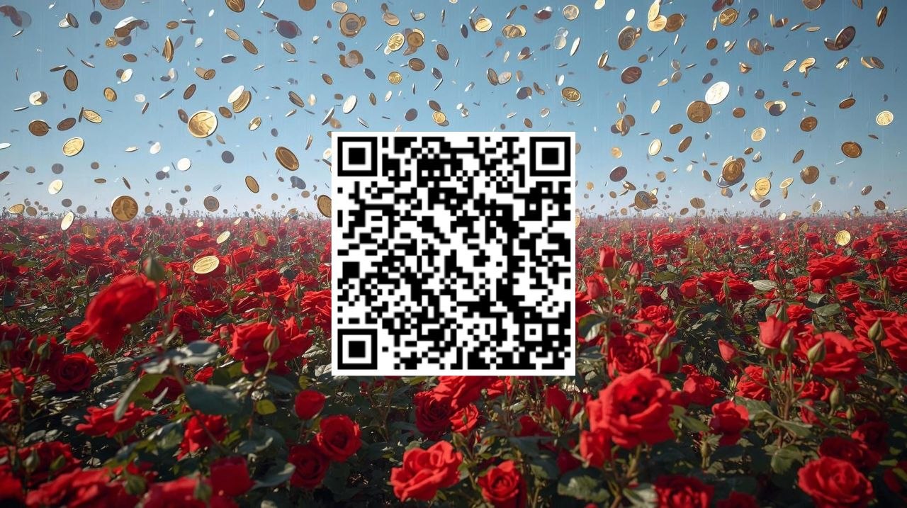 QR code to acquire Currencies bloom heartproperty with BNB on the TRUEHN network