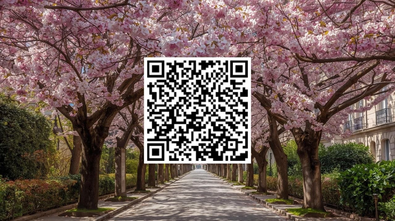 QR code to acquire Compassion Language blossom heartproperty with BNB on the TRUEHN network